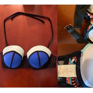 Op Padded Swimsuit Bikini Top// size S